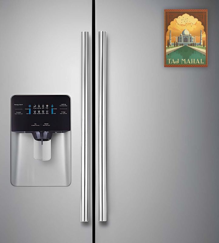 Taj Mahal Wooden Fridge Magnet Indian Travel Souvenir Gift Items  Gift for Travels  Kitchen, Refrigerator Door, Home Decor Item